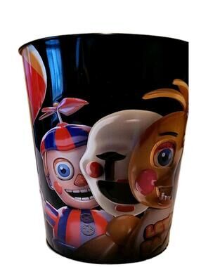 Five Nights At Freddy’s 2 Black Popcorn Tin Bucket. AMC LIMITED EXCLUSIVE NEW